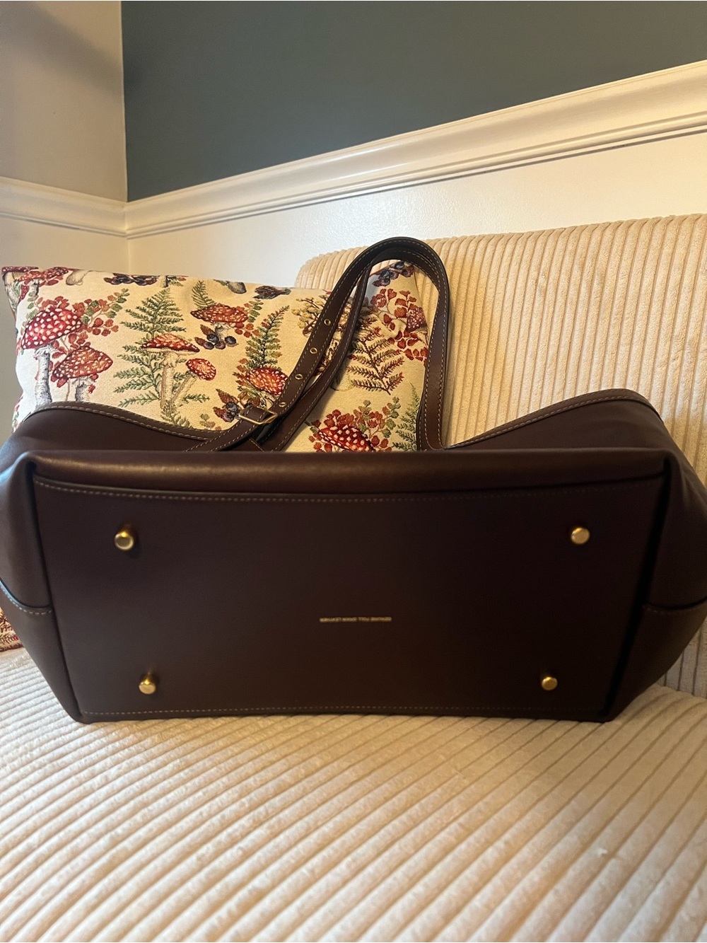 EUS Coach Maple Brown Gramercy Tote - Picture 4 of 6